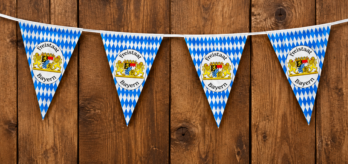 Bavarian flag bunting